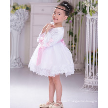 Lovely Bow Satin volants mariage Party enfants robe de mariée robes de bal